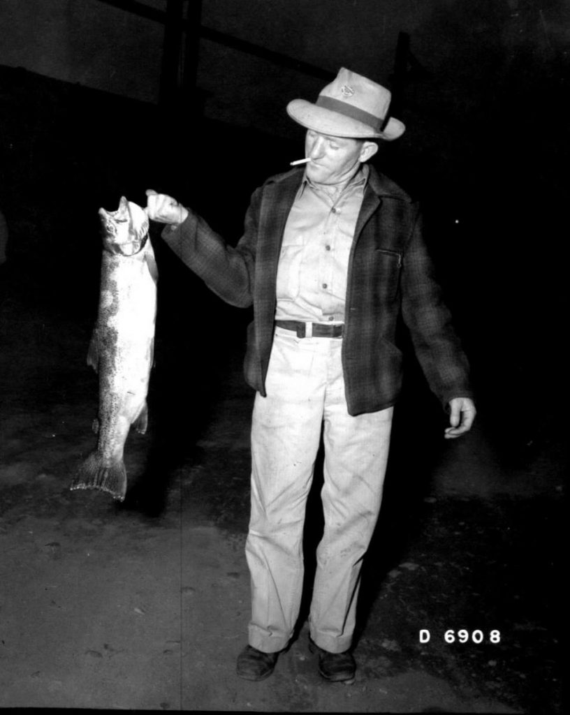 Man holding fish